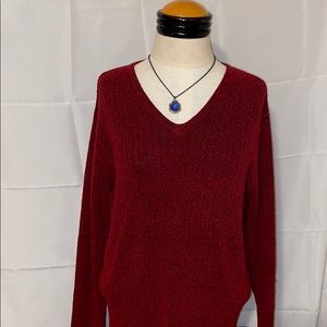 Karen Scott Stretch Long Sleeve Sweater Womens szL